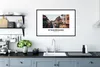 MuchoWow® Gerahmtes Poster Frankreich - Haus - Restaurant Produktbild-Vorschau 4