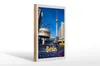 Holzschild Reise 20x30cm Berlin Uhr Alexanderplatz Geschenk Produktbild-Vorschau 1