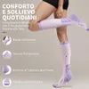 CAMBIVO Calze Compressione Graduata Donna Uomo 3 Paia, Anteprima dell’immagine prodotto 2