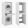 Armoire pour lave-linge et sèche-linge avec étagère Voir les images du produit 1