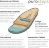 purosteps footwear Marbella-Eco Damen Leder Kork Sandale Produktbild-Vorschau 6