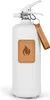 Nordic Flame Feuerlöscher LEATHER EDITION weiß Leder Produktbild-Vorschau 1