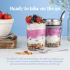 Kilner To Go ontbijtbeker, 0,35 liter, beker met brede Productafbeelding-voorbeeld 5