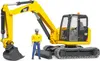 bruder CAT Minibagger, Modellfahrzeug, (mit Bauarbeiter) Produktbild-Vorschau 9