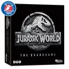 The image shows the front and side of the Jurassic World board game box, with a prominent logo and title. Náhľad obrázku produktu