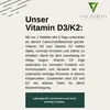 Vitamin D3 und K2 Kombination zur Unterstützung von Calciumstoffwechsel, Knochen, Zähnen Anteprima dell’immagine prodotto