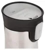Close-up of the lid of a stainless steel travel mug. Anteprima dell’immagine prodotto