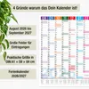 Schuljahreskalender A1 2026/2027 "Color Blocks" – 14 Produktbild-Vorschau 2