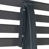 Bank Ibiza, 120 cm, anthrazit Vollkunststoff Produktbild-Vorschau 5
