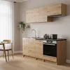 Komplettküche Teano Eiche dunkelbraun, modulierbare Produktbild-Vorschau 4