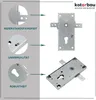 KOTARBAU® Zamek do bram garazowych 60 mm Stalowy zamek do Podgląd zdjęcia produktu 7