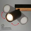 Lámpara de techo Briloner Tib, orientable, con interruptor Vista previa de la imagen del producto 3