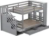 Letto a castello Sweiko 90x200 cm, scala di sicurezza con Anteprima dell’immagine prodotto 20