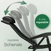 Sedia da campeggio pieghevole ELONEO con poggiagambe Anteprima dell’immagine prodotto 5