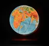 Globe politique et physique, 32 cm. Éclairé. Cadre en bois. Voir les images du produit 3