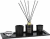 kerzenhalter/Diffusor 38x15x0,95cm 5 Stück, Holz/Glas Produktbild-Vorschau 1