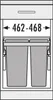 HAILO 3610521 Abfallsorter EURO CARGO S 500 30/19 / 50 cm Produktbild-Vorschau 7