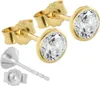 Paar 5,3mm Ohrstecker Gelbgold 375 Gold Ohrringe 9 Karat Produktbild-Vorschau 2
