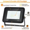 SWANEW LED Fluter mit Stativ Strahler Baustrahler IP66 Produktbild-Vorschau 3