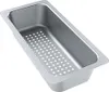 A stainless steel sink strainer with a perforated bottom. Produktbild-Vorschau