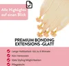 hair2heart Premium Extensions Echthaar Bondings glatt - 25 Produktbild-Vorschau 3