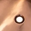 A close-up view of a copper sink drain. Podgląd zdjęcia produktu