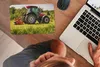 MuchoWow® Mauspad Mousepad Traktor - Rot - Natur - Grün - Produktbild-Vorschau 3