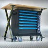 Industrielle Werkbank 120 cm und Werkzeugwagen Produktbild-Vorschau 4
