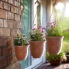 Blumentopf Hängeampel 15 cm Durchmesser Farbe Terrakotta Produktbild-Vorschau 5