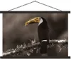 MuchoWow® Textilposter Vogel - Tukan - Gold - Schwarz Produktbild-Vorschau 1