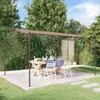 vidaXL Markise Taupe 4x3 m 180 g/m² Stoff und Stahl Produktbild-Vorschau 3