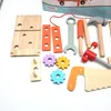 Nauotk Werkzeugkoffer Kinder Werkbank, Montessori Werkzeug Produktbild-Vorschau 5
