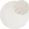 Tapiso Teppich HYGGE Modern Rund Weiß Wohnzimmer Produktbild-Vorschau 2