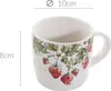 Kubek ceramiczny w truskawki STRAWBERRY, 450 ml Podgląd zdjęcia produktu 5