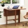 COSTWAY 90x90 cm opklapbare eettafel, eettafel voor 2-4 Productafbeelding-voorbeeld 8