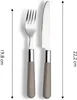 Echtwerk Bistro Besteck-Set 16TLG Essbesteck, Farbe:Grau Produktbild-Vorschau 5
