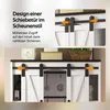 Flieks Küchen-Wandschrank mit 2 Schiebetüren, verstellbaren Produktbild-Vorschau 9