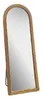 A full-length mirror with a woven wicker frame. Náhled obrázku produktu