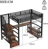 Letto a castello Merax 90x200 cm, letto per bambini con Anteprima dell’immagine prodotto 5