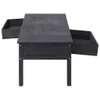 Couchtisch Schwarz 100¡Á50¡Á45 cm Holz - Kaffeetisch Produktbild-Vorschau 7