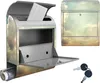 banjado Design Briefkasten Stahl silber mit Zeitungsfach Produktbild-Vorschau 7