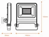 OSRAM ENDURA FLOOD PC, foco LED de 20W, 4000K (blanco Vista previa de la imagen del producto 8