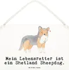 Mr. & Mrs. Panda Wandschild Shetland Sheepdog Lebensretter Produktbild-Vorschau 1