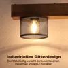 ZMH Deckenlampe Holz 3 flammig E14 Deckenleuchte Produktbild-Vorschau 3