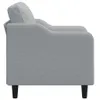 Sessel Stoff Hellgrau 78 x 77 x 80 cm (B x T x H) Produktbild-Vorschau 4