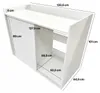 VDD - Wasmachine ombouw - Wasmachinekast - Waskast - Droger Productafbeelding-voorbeeld 6