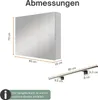Planetmöbel ARIA Spiegelschrank für das Bad 90 cm mit Produktbild-Vorschau 7