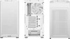 Three views of a white computer tower case. Anteprima dell’immagine prodotto
