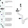 GRANMASTER Caro Granitspüle 1 Becken mit Armatur und Siphon Produktbild-Vorschau 6