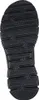 The image shows the sole of a black shoe. Voir les images du produit